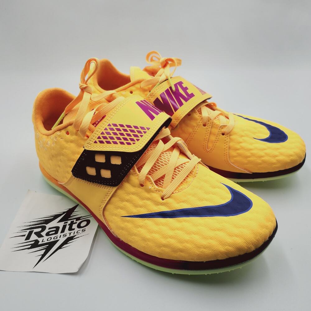 Men Sz 7.5 Nike Track Shoes High Jump Elite Citron FZ9636-800 no spikes new